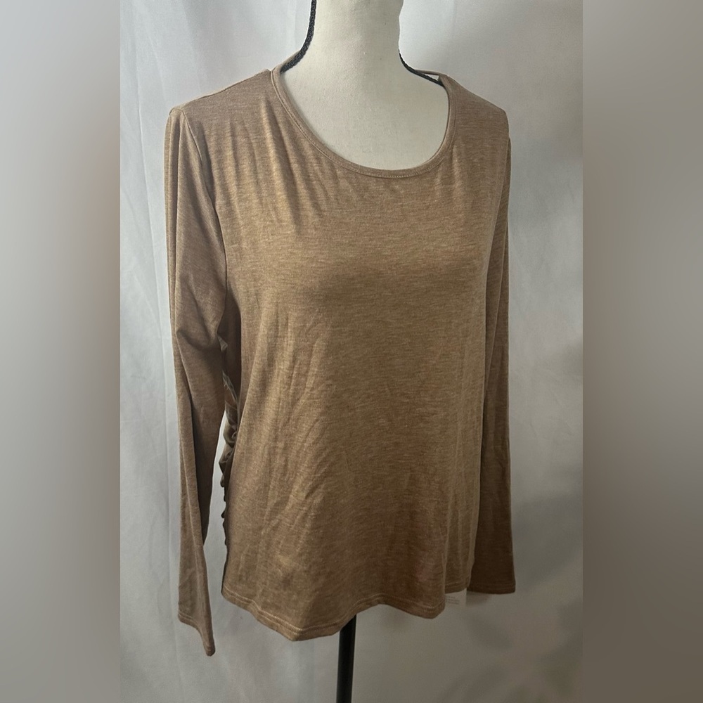 Cupshe Brown Long Sleeve Top - Picture 10 of 11